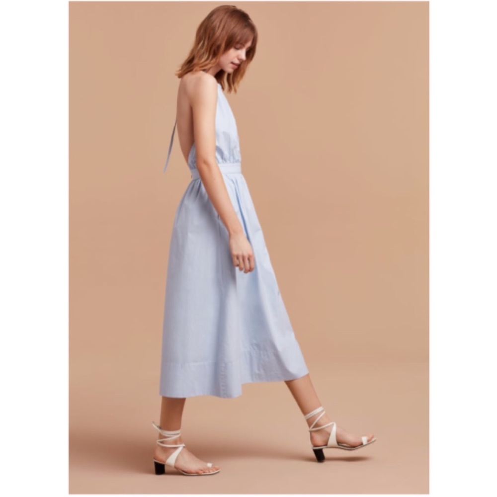 Wilfred Aritzia Laudine halter dress size small